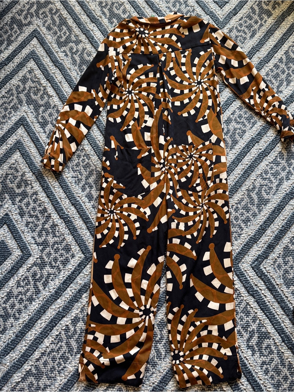 FARM Rio Mixed Banana Jumpsuit sz XS - Picture 8 of 8